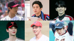 [SBS Star] 6 Male Celebrities Who Look Phenomenal in Baseball Uniform