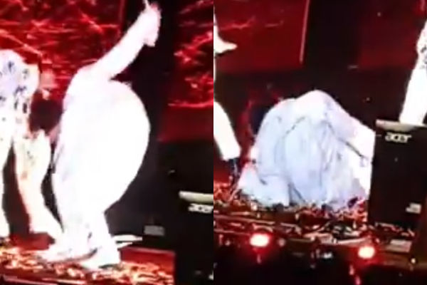 BTS JUNGKOOK Manages to Stay Professional Even After Falling on the Stage