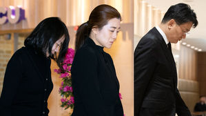 故 조양호 회장 빈소에 이틀째 조문행렬&hellip;삼남매 침통한 입관식