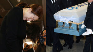 故 조양호 마지막 길&hellip;눈물 흘리는 막내딸 조현민