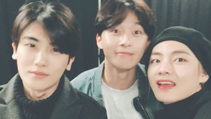 Park Seo Jun & Park Hyung Sik Show Full Support to BTS V
