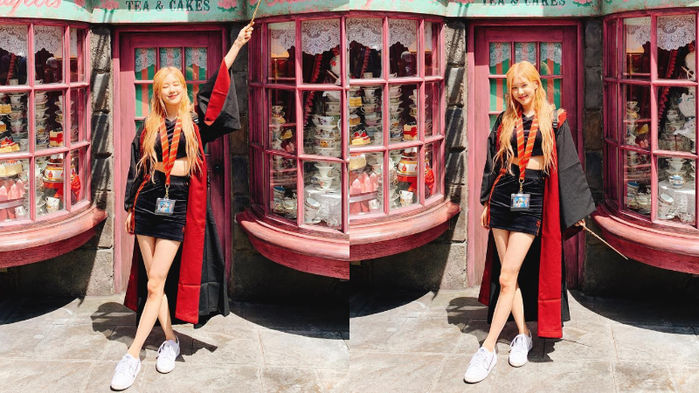 BLACKPINK ROSE Turns into a Hogwarts Student!