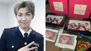 [SBS Star] RM Comes Bearing Gifts for ARMY Who Came to See BTS' Comeback Stage