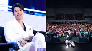 [SBS Star] Hyun Bin Smiles Throughout His First Fan Meeting in Taiwan in 6 Years