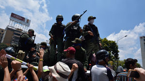 "베네수엘라 과이도, 군사 봉기 시도&hellip;정부, 진압중"