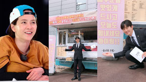 [SBS Star] Song Ji-hyo Sends Some Coffee & Snack to 2PM JUNHO's Drama Set