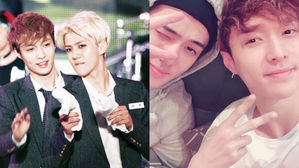 [SBS Star] EXO LAY Shares a Photo with SEHUN & Immediately Deletes It