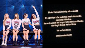 [SBS Star] BLACKPINK Pays Respect to the Victims of the Manchester Attack During Its Concert