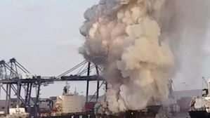 태국 항구 정박 중인 한국 해운사 소속 선박에서 컨테이너 폭발