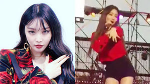 [SBS Star] VIDEO: A Fan Proposes to CHUNG HA During Her Performance; Her Response Is?