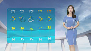 [날씨] 선물 같이 맑고 파란 하늘&hellip;전국 낮 25도 안팎