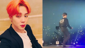[SBS Star] VIDEO: JIMIN Spots a Cricket During a Concert & Carefully Moves It out of Stage