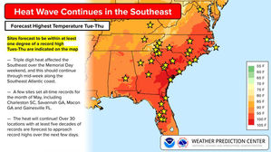 아직 5월인데&hellip;미국 남동부 40도 육박하는 폭염