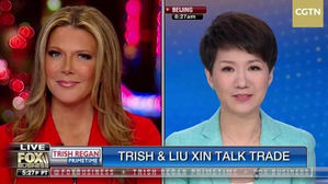 미&middot;중 여성 앵커들, 무역 전쟁 대리전&hellip;16분간 격돌