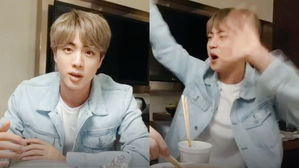 [SBS Star] JIN Reveals Reasons Why It Is Difficult to Find His Family at BTS' Concert