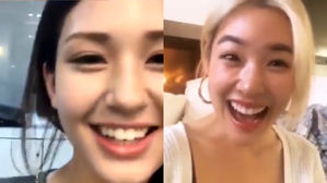 [SBS Star] VIDEO: SOMI Crashes Tiffany Young's Live Broadcast & Their Conversation Is Just Too Cute