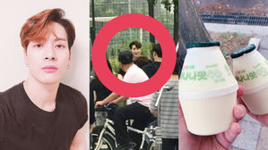 [SBS Star] GOT7 JACKSON Buys Drinks & Food to Some People Around Where He Was Shooting