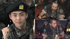[SBS Star] The Pictures of EXO XIUMIN Released After His Enlistment Go Wild