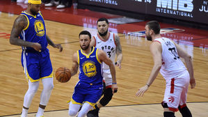 NBA 골든스테이트, 3점슛 20개 대폭발 '6차전 가자'