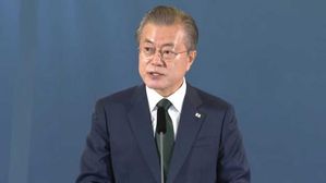 문 대통령 "멋지게 놀고 나온 선수들 자랑스럽다"