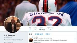 [Pick] '전처 살인사건' O.J. 심슨 첫 트윗 "할 일이 좀 생겼다"