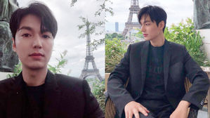 [SBS Star] Lee Minho Flaunts His Beauty While Enjoying His Time in Paris