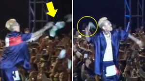 [스브스타] "'영앤리치'의 정석"&hellip;콘서트 도중 팬들 향해 돈다발 뿌린 도끼