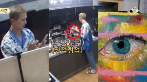 [SBS Star] WINNER MINO Paints with a Rice Paddle & His Painting Turns Out Surprisingly Great