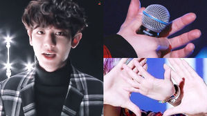 [SBS Star] Fans Just Cannot Get over How Big EXO CHANYEOL's Hands Are