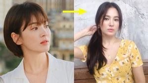 [SBS Star] Song Hye Kyo Is Back with Long Hair!