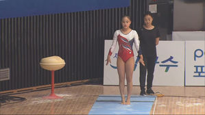 [영상토크] '최초 공개' 900도 공중회전…여서정 '구슬땀'