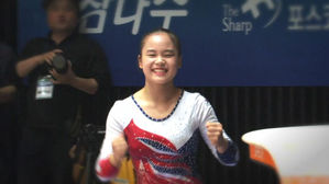 여서정, 비밀 무기 또 있다&hellip;180도 더 비틀어 '900도' 연마