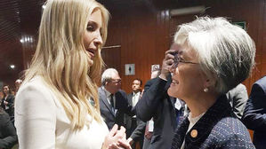 강경화&middot;이방카&middot;윤송이, 내일 세계 여성역량 강화 방안 토의