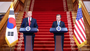 [풀영상] 문 대통령 "정전선언 66년 만에 판문점서 북한과 미국 만나"