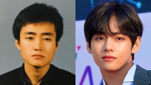[SBS Star] BTS V Reveals His Father's Old Photo & Their Resemblance Surprises ARMY