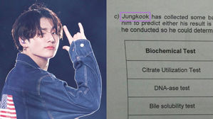 [SBS Star] BTS JUNGKOOK's Name Appears in a College Final Exam in Malaysia