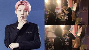 [SBS Star] BTS JIMIN Spotted Eating a Late Night Snack on the Street
