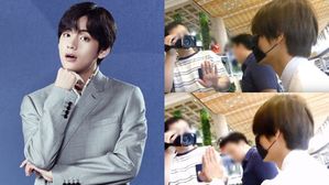 [SBS Star] BTS V Wins the Hearts of Photojournalists with His Sweet Behavior!