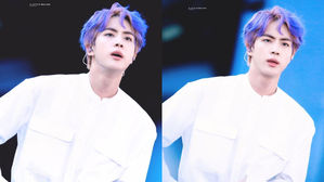 [SBS Star] BTS JIN's Hair Dye Goes Wrong but His Fans Are Loving It?