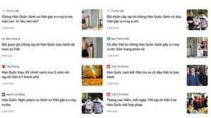 베트남 언론, 韓 남편의 이주여성 폭행 사건 연일 집중 보도