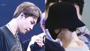 [SBS Star] BTS JIMIN Spotted with His Neck Bandaged at the Airport