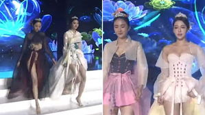 [스브스타] 수영복 대신 '한복 코르셋'&hellip;의상 논란 휩싸인 미스코리아 대회