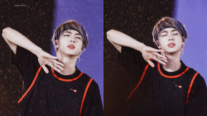 [SBS Star] BTS JIN Looks Sexier than Ever in the Rain