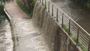 [제보] "폭포처럼 하수구 물 역류"&hellip;갑작스런 호우에 수도권 곳곳 침수