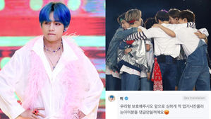 [SBS Star] BTS V Cutely Warns ARMY Who Post 'Bizarre' Photos of the Members