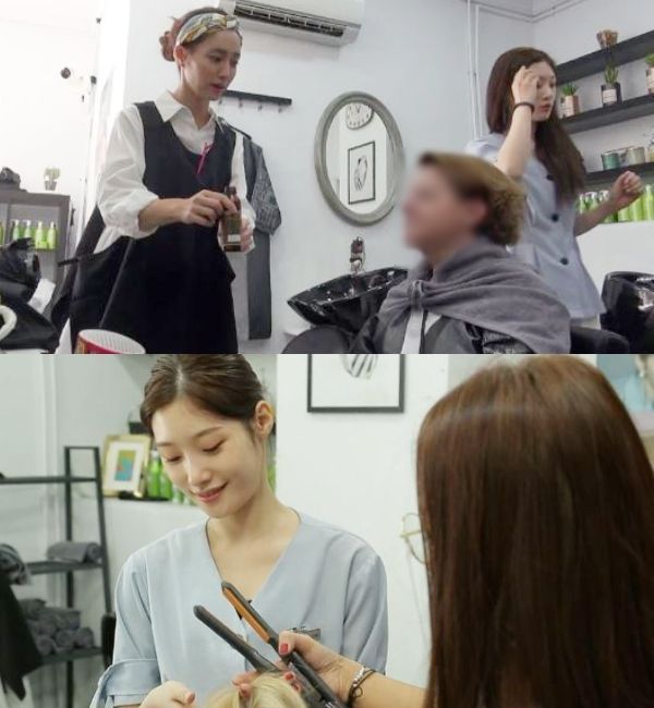 The hosts of 'The Barber of Seville'