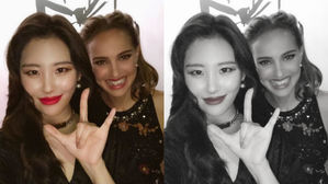 [SBS Star] SUNMI Meets Natalie Portman in China
