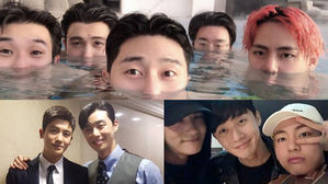 [SBS Star] Park Seo Jun Shares His Plan to Visit Park Hyung Sik in the Military with V & Choi Woo Shik