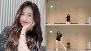 [SBS Star] VIDEO: IZ*ONE Lee Chae Yeon Comes Up with Amazing Choreography for Ariana Grande '7 Rings'