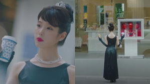 [SBS Star] IU Recreates Audrey Hepburn's Classic Look with Utmost Perfection